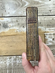 1724 Antique Latin Book "P. Virgilii Maronis Opera" Fold-Out Map - Picture 1 of 13