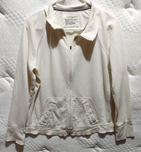 Tek Gear Elfenbein XL Langarmjacke mit Reißverschluss und Taschen (siehe Beschreibung) - Bild 1 von 3