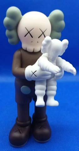 KAWS Brown Companion & BABY What Party Figure from KAWS Family Set Quality Copy! Cover