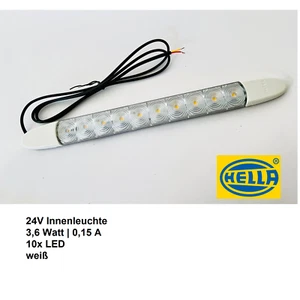 HELLA 24V LED Innenraumleuchte Innenraumlicht Anbau LKW NKW BUS Baumaschine UNI - Bild 1 von 11