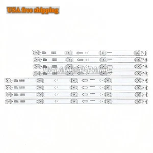 8pcs 55HR330M05A8 TOT_55D2900 LED Strips for Toshiba 55U67EBC TCL 55S405 - Picture 1 of 4