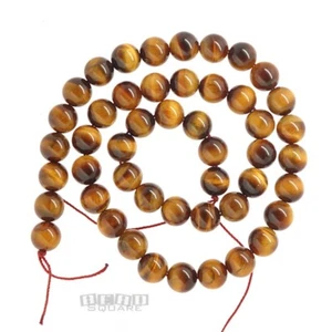 15.8" Brown Tiger's Eye Round Beads ap. 8mm (8.4mm - 8.6mm) #28001 - Picture 1 of 1