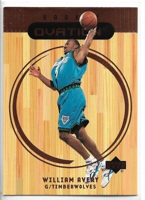 1999-00 UPPER DECK OVATION RC Rookie William Avery #74 Minnesota Timberwolves - Image 1 of 2