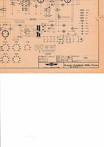 Service Schema for Imperial J 609 a Stereo - Picture 1 of 1