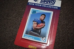 NEW YORK GIANTSNFL 2018 PANINI Team Set SAQUON BARKLEY Rated Rookie New/Sealed - Picture 1 of 2
