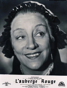 F.ROSAY-L'AUBERGE ROUGE -C.AUTANT-LARA- 1951- N&B / cartoline - 27,8 x 34 cm - Imagen 1 de 1