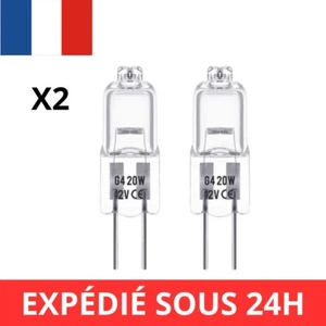 2 X Ampoule G4 Halogène 20 W 12V 2900K Blanc Chaud Eclairage Lustre Lampe Maison - Imagen 1 de 1