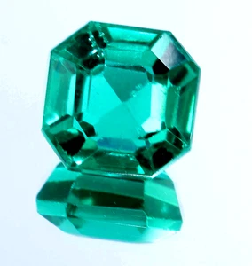 Piedra preciosa suelta esmeralda colombiana con certificación natural de 14,55 quilates corte hexagonal - Imagen 1 de 5