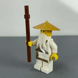 Sensei Wu Gold Trimmed Outfit LEGO Ninjago Minifigure Secret World of Ninja Book - Picture 1 of 9