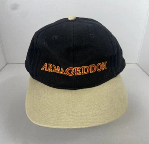 Gorra de béisbol Armageddon vintage retro 1998 promoción de película Armageddon con correa - Imagen 1 de 11