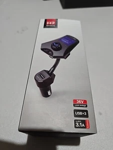 Wireless In-Car Bluetooth ,hand Set For Mobile Car Kit USB Charger - Picture 1 of 4