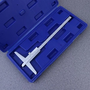 Depth Gauge Alloy Vernier Caliper Ruler Micrometer Box - Picture 1 of 12