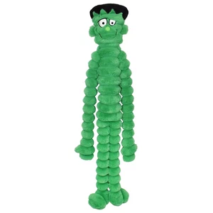 Multipet Crimpy Cuddlerz Green Halloween Frankenstein Dog Interactive Plush Toy - Picture 1 of 1