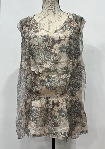 Intimissimi Silk Top Size Medium Fairy Flowy Sheer - Picture 1 of 8