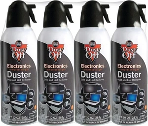 4 Pack Falcon Dust-Off Compressed Gas Electronics Duster 10oz. - Picture 1 of 3