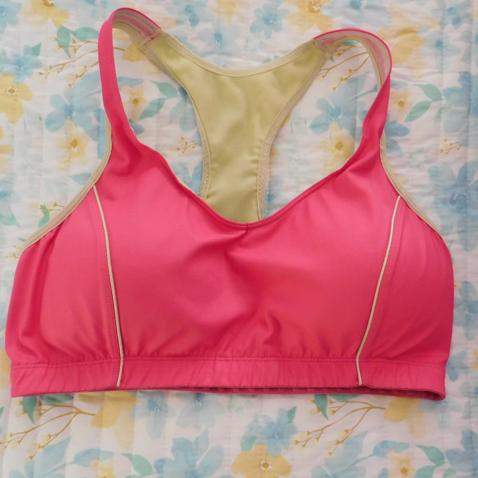 Moving Comfort 300291 Vixen Sports Bra High Impact Large 36CD - 38C Pink - Image 1 of 4
