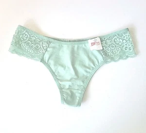Made In Brazil Panties Cheeky Bikini Lace Underwear Lowrise Comfortable Green Lg - Picture 1 of 14