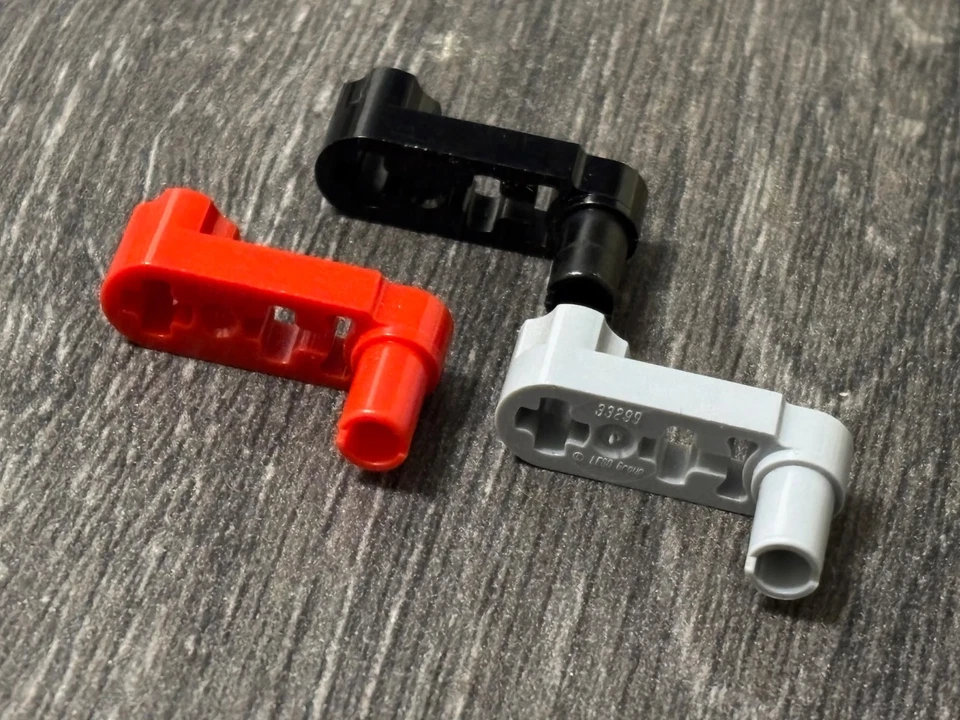 Lego 33299 Technic Liftarm 1x3 with 2 Axle Holes and Pin Select Colour Pack of 2 - Image 1 of 1