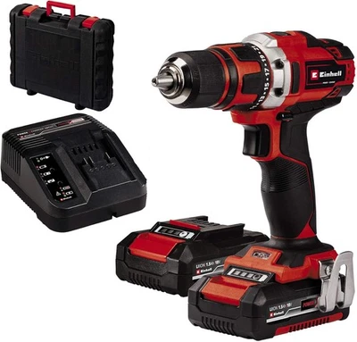 Einhell Akku-Bohrschrauber TE-CD 18/40 Li, inkl. 2x 1,5 Ah PXC-Akkus & Ladegerät - Bild 1 von 4