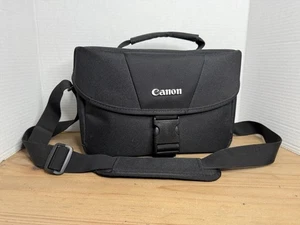 Bolso de hombro resistente para cámara Canon 100ES para EOS Rebel T6 T7 T5i T6i T7i NEGRO - Imagen 1 de 7