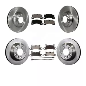 Front Rear Ceramic Brake Pads Rotors Kit for 2011-2013 Porsche Cayenne - Picture 1 of 2