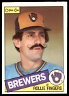1985 O-Pee-Chee Rollie Fingers Baseball Cards #182
