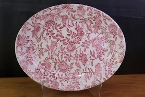 Churchill Pink Peony Chintz 12.5 " Oval Serving Platter England - Picture 1 of 3