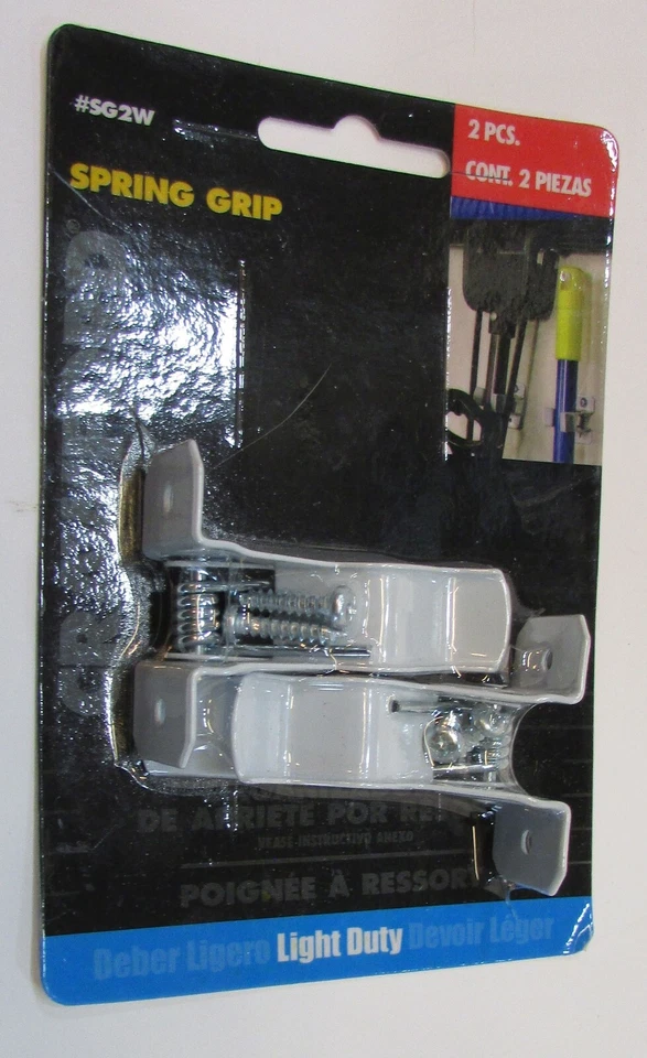 Nuevo paquete sellado de dos empuñaduras de resorte Crawford Canadá trabajo ligero 5 lb carga de trabajo SG2W Foto 1 de 2