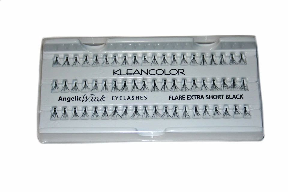 Pestañas Kleancolor Angelic Wink Flare extra cortas negras Foto 1 de 1