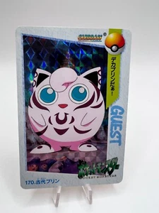 Pokemon Card Jigglypuff Bandai Carddass No.170 Prism Holo 1999 Japanese - Picture 1 of 2