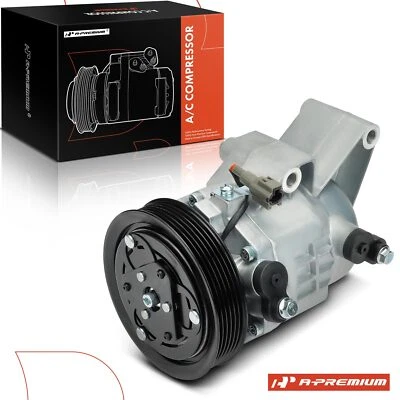 Compresor de aire acondicionado con embrague para Mazda MX-5 Miata MX-5 2006-2015 polea de 6 ranuras Foto 1 de 4