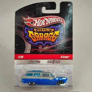 HOT WHEELS PHIL'S GARAGE 8 CRATE REAL RIDERS 2/39 - MINT - (K215) SHIPS FREE - Picture 1 of 8