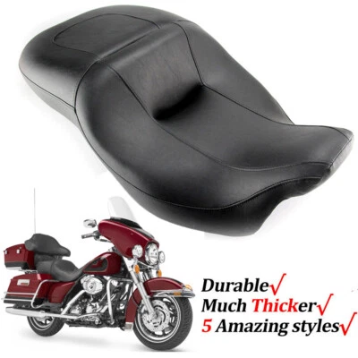 Driver Passenger Two-Up Seat For Harley Ultra Classic Electra Glide FLHTCU 08-21 - Image 1 of 4