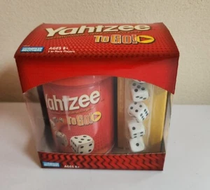 Yahtzee To Go Shake Score Dice Game Parker Brothers Travel Hasbro 2005 NEW - Picture 1 of 2