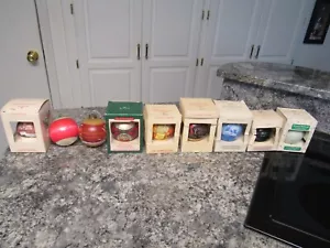 Lot of 9 Hallmark Christmas Keepsake Ornaments Collector's Series - Picture 1 of 15