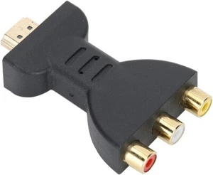Adaptador BuyWeek Plug And Play 1080P HDMI a AV - Negro 09W9 N - Imagen 1 de 10