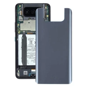 Glas Backcover mit Kleber für Asus Zenfone 8 Flip ZS672KS (schwarz) - Bild 1 von 6