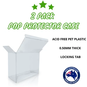 TWO PACK Funko Pop Vinyl Protector Case Acid Free 0.50mm Thick 2-Pack - Picture 1 of 5