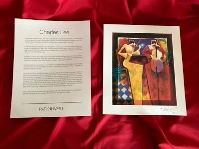 Charles Lee “Duet Night" 2015 Seriolithograph With COA & Signed In The Plate - Image 1 of 3