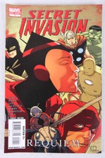 Lot of 37 Secret Invasion: Requiem #1, 2009, Marvel One Shot, VF+ to NM