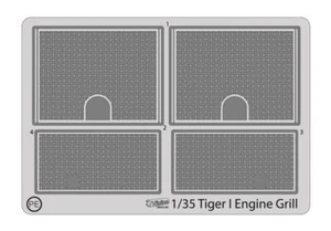 Juego de parrilla de motor alemán Tiger-I DT35111 1/35 PE - Imagen 1 de 2