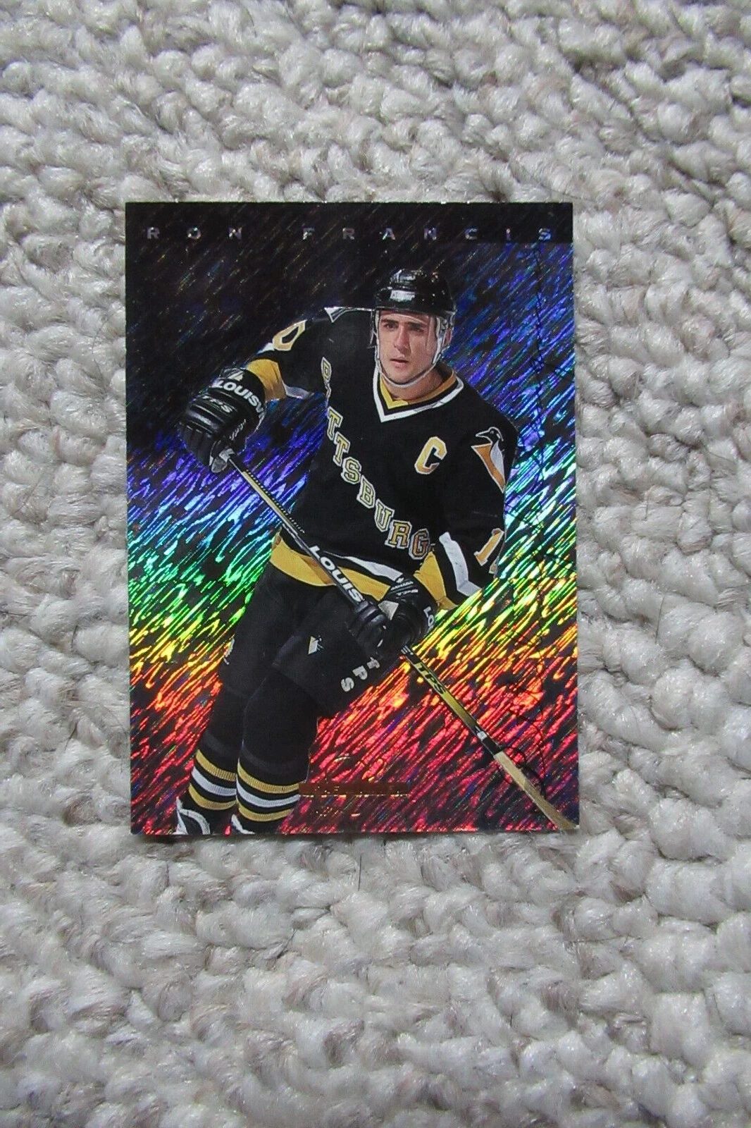 1995-96 LEAF LIMITED RON FRANCIS #23 ~ PITTSBURGH PENGUINS