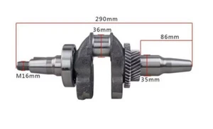 CIGÜEÑAL CÓNICO PARA MOTOR HONDA GX340 11HP GX390 13HP 188F CS24 - Imagen 1 de 6