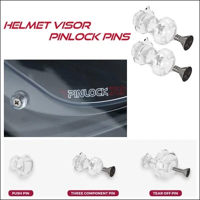 Anti Fog Pinlock three component pin set (1 set supplied)