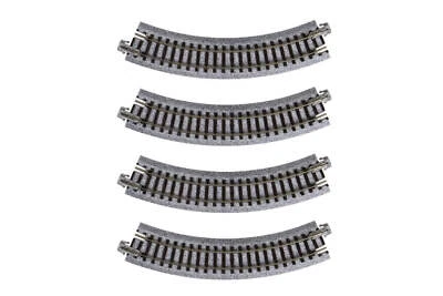 Kato 20-174 N Gauge Unitrack Compact (R150-45) Curved Track 45 Degree 4pcs - Image 1 of 2