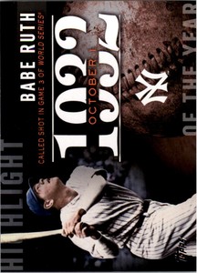2015 Topps Highlight of the Year #H3 Babe Ruth
