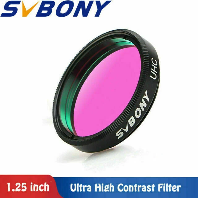 SVBONY UHC Telescope Eyepiece Filters Ultra High Contrast Sky Light Pollution - 1.25"
