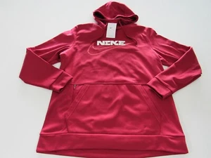 Sudaderas con capucha rojas Nike Therma Fit DD1766-690 para hombre nuevas con etiquetas - Imagen 1 de 4
