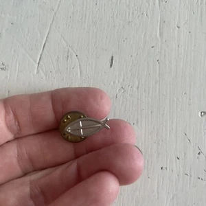Ballu silberfarben Fisch Jesus Christus religiös christlich katholisch Krawattennadel - Bild 1 von 4