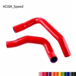 For Chevy Nova 1968 1969 1972 1973 Silicone Coolant Radiator Tube Hose Kit Red - Picture 1 of 8